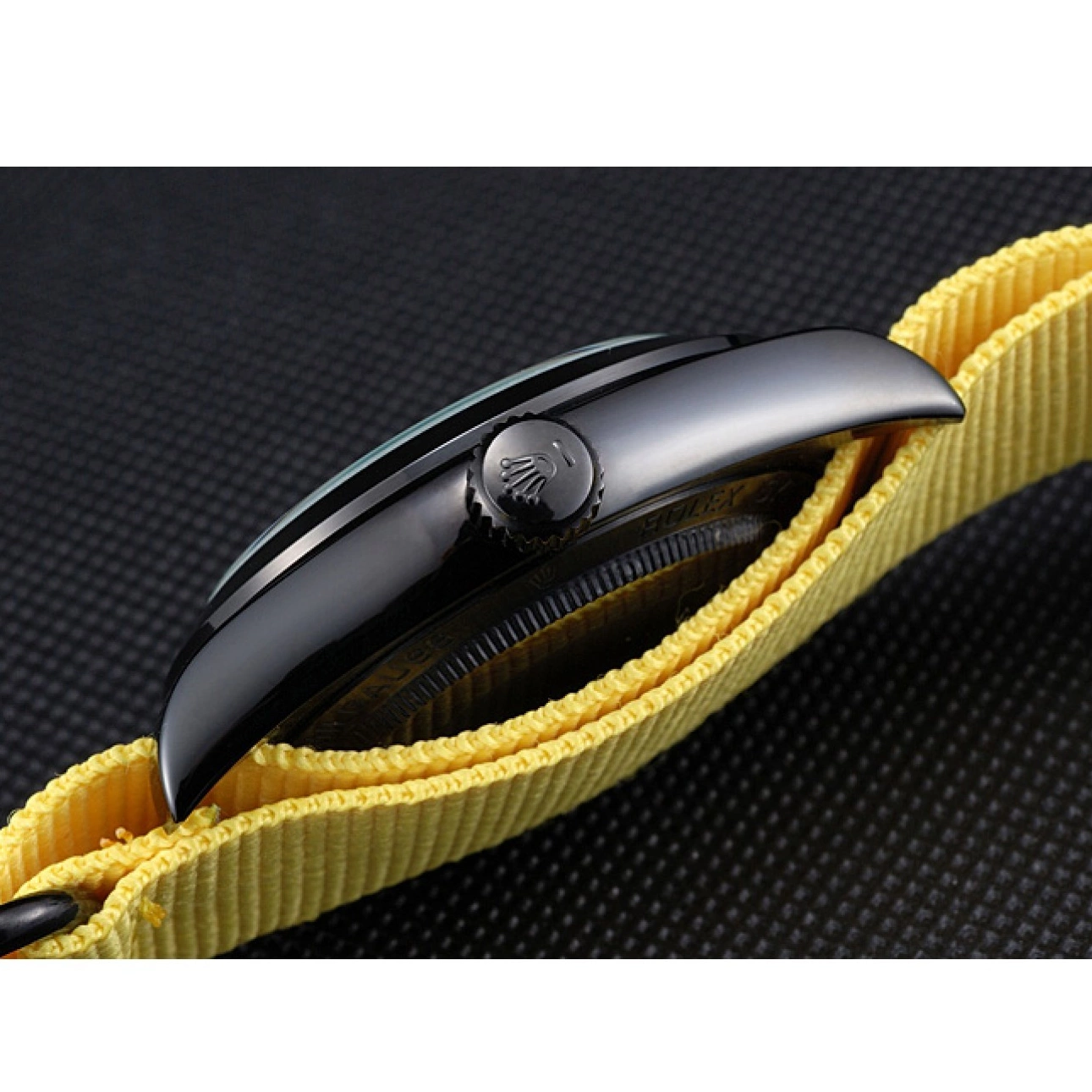 Aaa replica watch Milgauss Rolex Bamford Yellow Nylon Strap 621999 0712